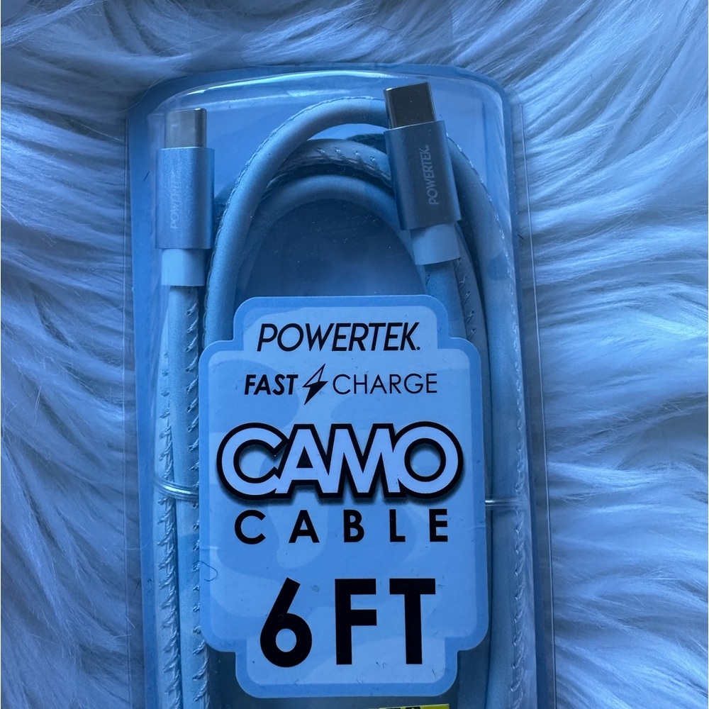 Powertek Camo Fast USB Cable Charger